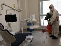 Akhisar Ağız ve Diş Sağlığı Merkezi dezenfekte edildi