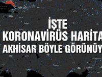 Akhisar'daki koronavirüs vakası sayısı haritadan görüldü
