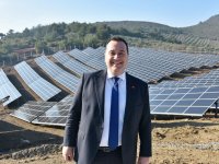 Akhisar Belediyesi’nin ilk Güneş Enerji Santrali açıldı