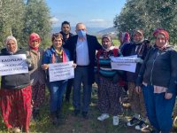 Bakırlıoğlu, 8 Mart’ı çiftçi kadınlarla kutladı