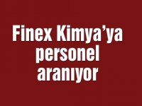 Finex Kimya’ya personel aranıyor