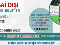 Mustafa Kirazoğlu Devlet Hastanesi Mesai dışı poliklinik hizmeti