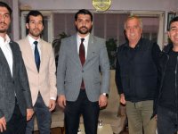 Yeniden Refah Partisi Akhisar Haber Ajansını ziyaret etti