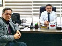 Saygı, MASKİ Muhtarlık İşleri Müdürü Murat İpek’i ziyaret etti