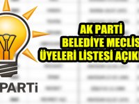 Akhisar’da AK Partinin Belediye Meclis üyeleri listesi belli oldu