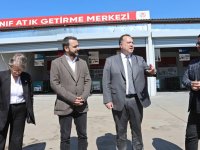 Akhisar Belediyesi 1'inci Sınıf Atık Getirme Merkezi tanıtıldı