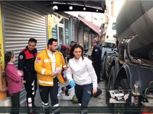 Akhisar Şehir merkezinde feci kaza ucuz atlatıldı