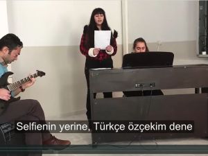 FKAL öğrencileri Türkçe’nin doğru kullanımına dikkat çekti