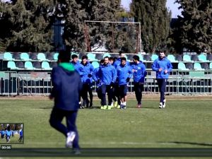 Akhisar Belediyespor Ziraat Türkiye Kupası Hazırlıklar 31 Ocak 2017 idmanı