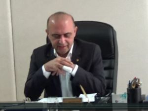 Akhisar TSO yönetim kurulu başkanı Abdurrahman Yılmaz, Basın açıklaması