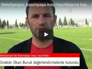 Akhisar Belediyespor, Kasımpaşa maçı hazırlıklarına başladı, Okan Buruk değerlendirmeler