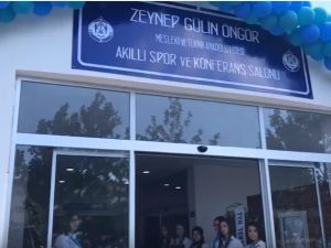Zeynep Gülin Öngör Mesleki ve Teknik Anadolu Lisesi Akıllı Spor ve Konferans Salonu açılış töreni