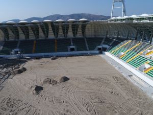 Spor Toto Akhisar Belediye Stadyumu 17 Ağustos 2017 tarihli son görünümü