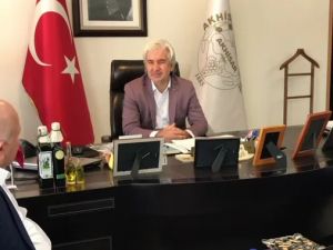 Akhisar Belediye Başkanı Salih Hızlı, Erzurum Büyükşehir Belediye Başkanını konuk etti