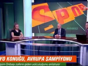 Akhisarlı milli cimnastikçi Ayşe Begüm Onbaşı NTV Spor’da stüdyo konuğu oldu