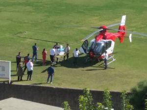 112 Acil Ambulans helikopteri, Akhisarlı bebeği acilen başka bir hastaneye sevk etti