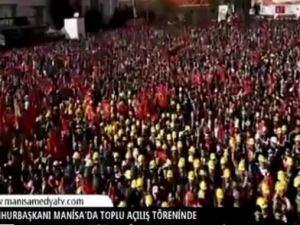 Cumhurbaşkanı Recep Tayyip Erdoğan Manisa’da toplu açılış törenine katıldı