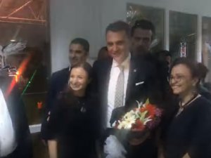 Beşiktaş Başkanı Fikret Orman ın katılımı ile Akhisar Derneği yeni binası açılış töreni