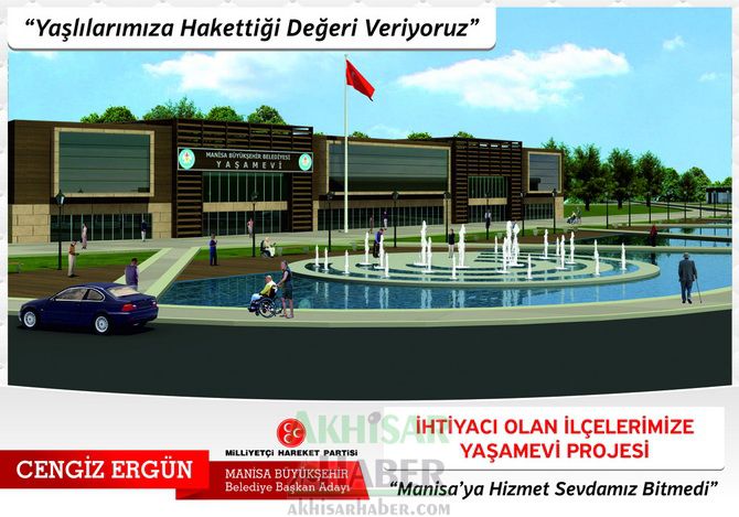 MHP Büyükşehir Başkan Adayı Ergün; Büyükşehire Büyük Projeler