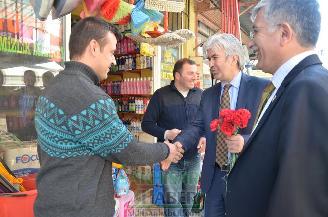 AK Parti Başkan Adayı Salih Hızlı Esnaf Ziyaretlerine Devam Ediyor