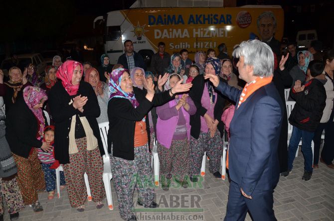 AK Parti Başkan Adayı Hızlı; Hashoca ve Efendi Mahallesinde Miting Yaptı