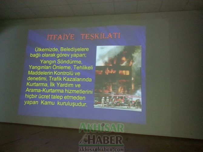 Akhisar Anadolu İHL’de Sivil Savunma Semineri