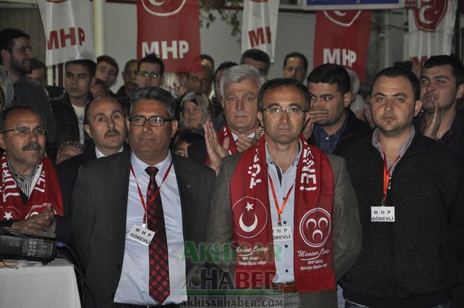 MHP Başkan Adayı Onay; Hergelen Meydanı Doldu Taştı