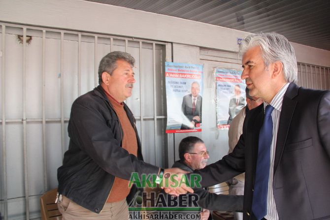 AK Parti Başkan Adayı Salih Hızlı; Esnaf Ziyareti Yaptı