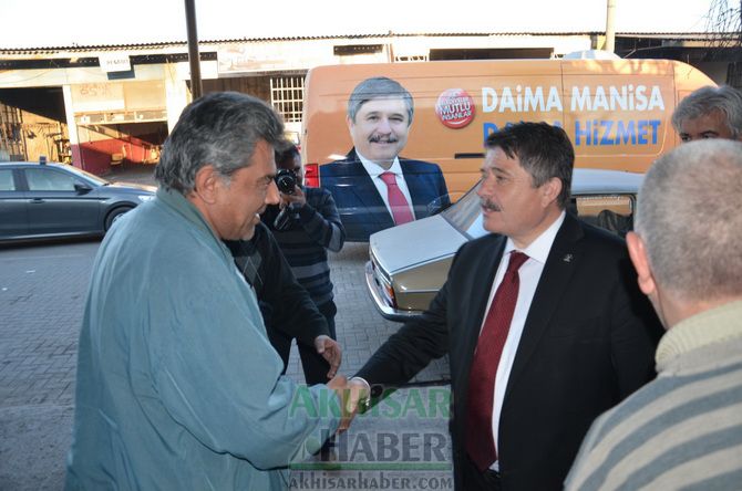 AK Parti Adayları Tanrıverdi ve Hızlı; Sanayi Esnafını Ziyaret Etti