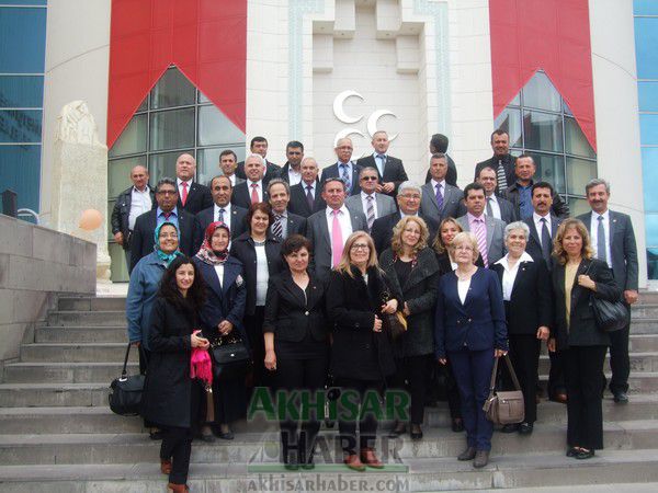 MHP Akhisar İlçe Başkanlığı,Genel Merkez Ve Gurp Toplantısına Katıldı