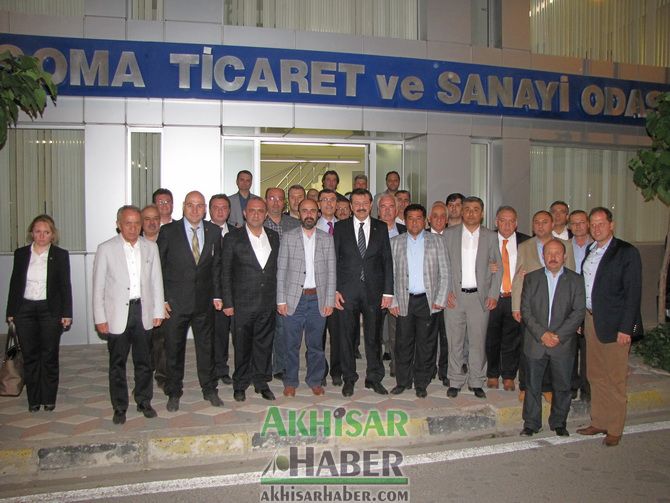 Hisarcıklıoğlu ile Manisa Oda ve Borsa Başkanları Soma’ya Gitti